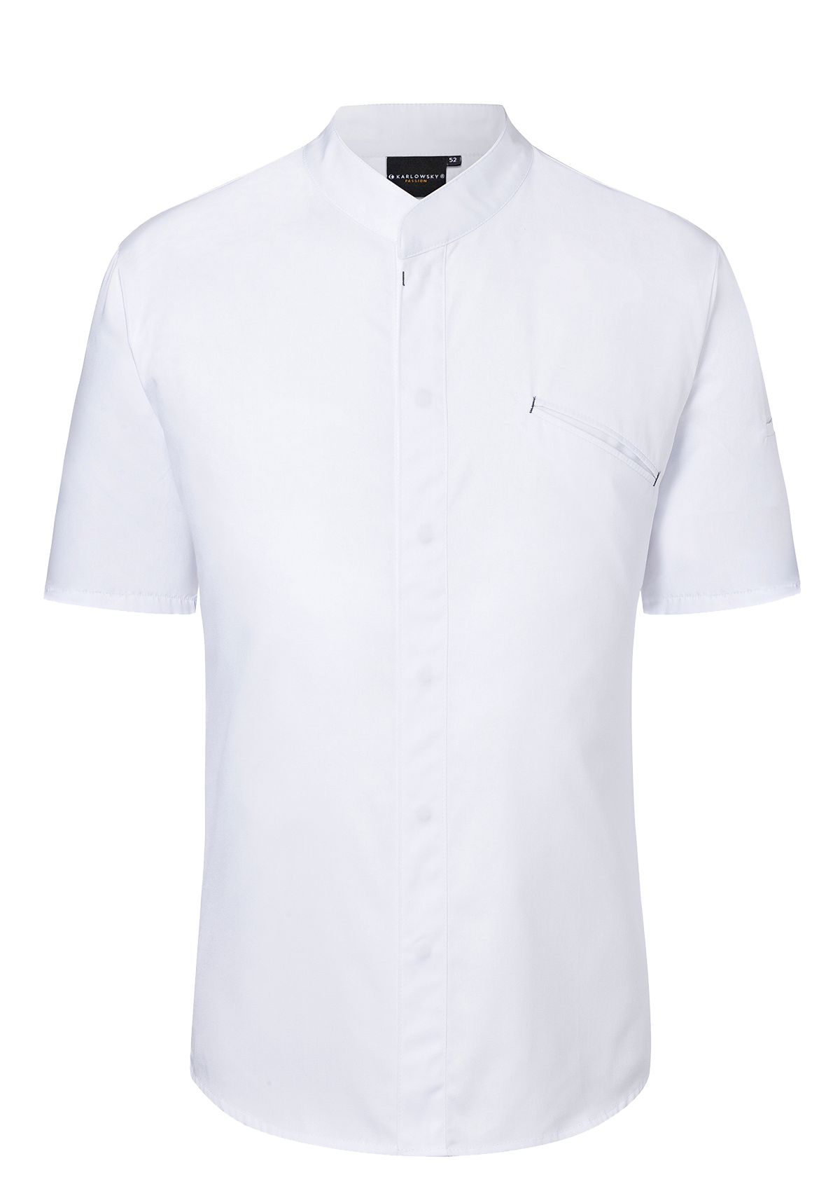 Men's Chef Shirt Short Sleeves Modern-Touch | Karlowsky