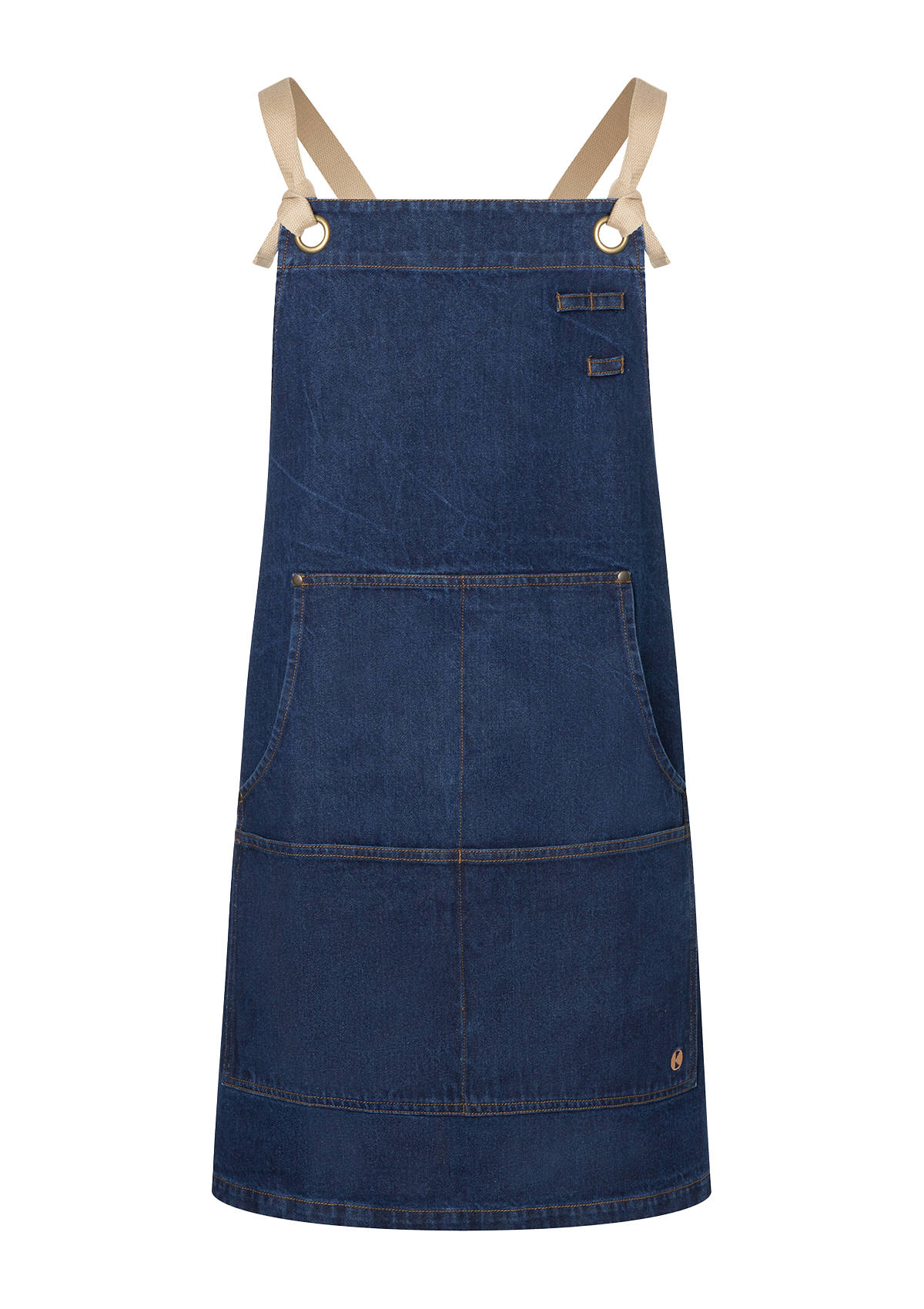 Bib Apron Denim Urban-Style Unisex | Karlowsky