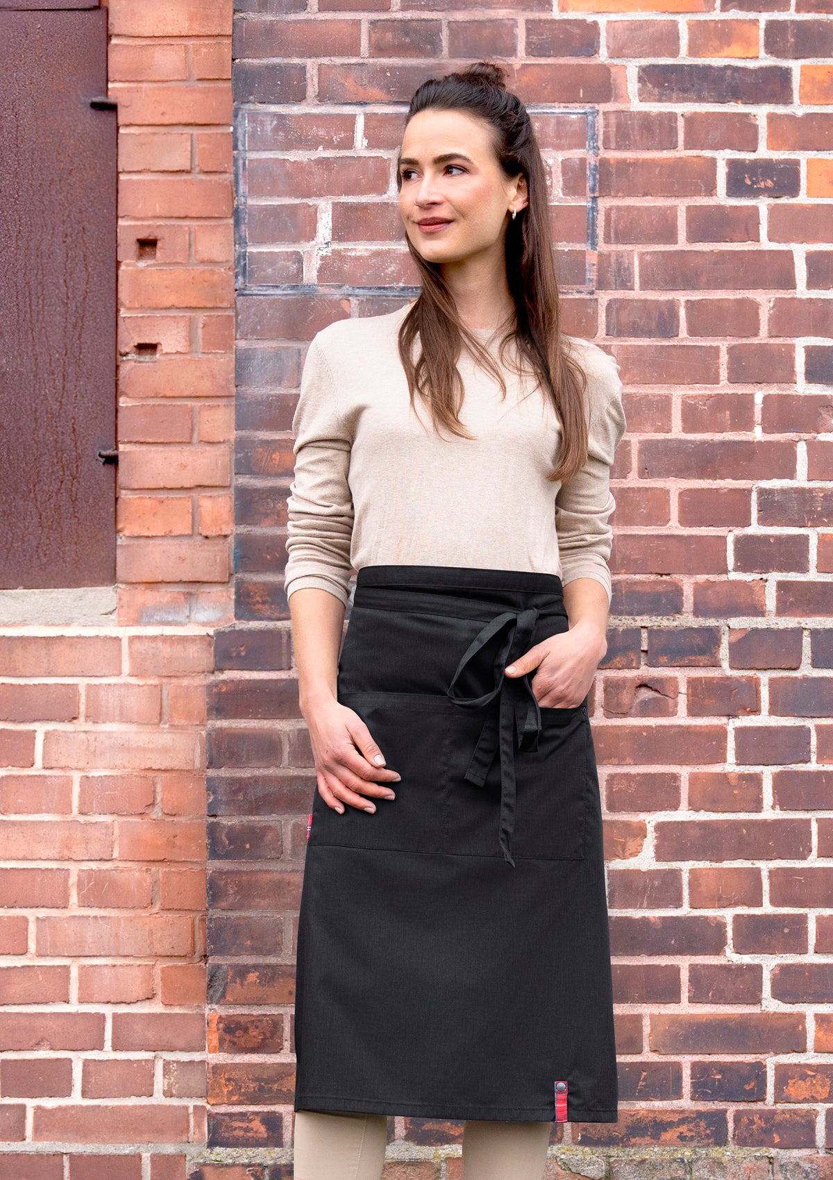 Bistro Waist Apron with Pockets ROCK CHEF Unisex | Rock Chef