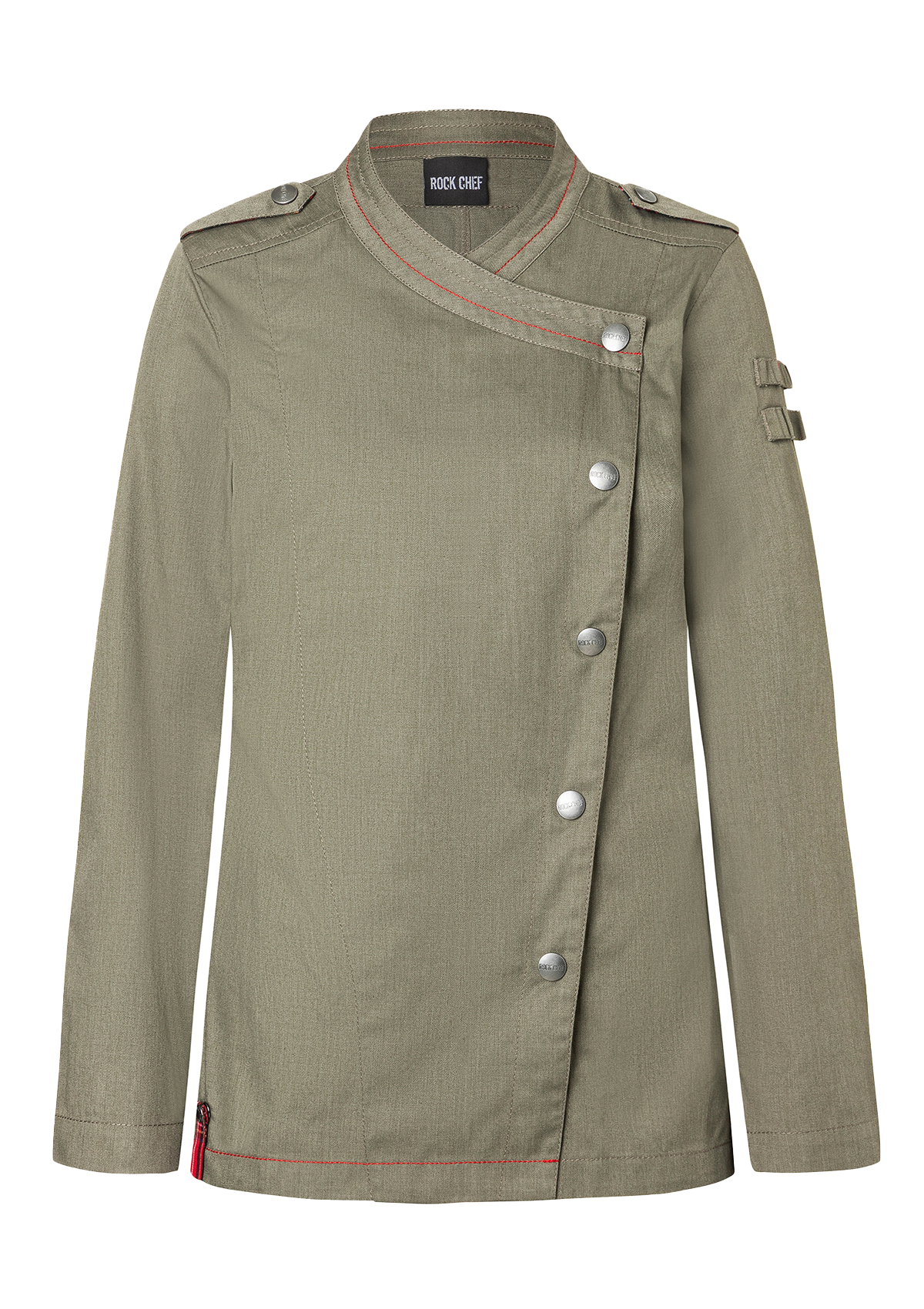 Long-sleeved Ladies' Chef Jacket Denim-Style ROCK CHEF-Stage2 | Rock Chef