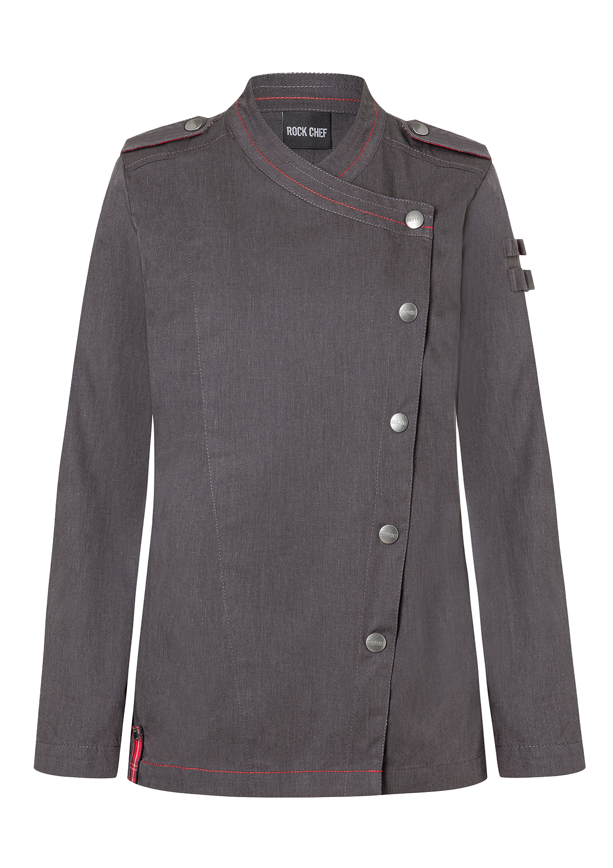 Long-sleeved Ladies' Chef Jacket Denim-Style ROCK CHEF-Stage2 | Rock Chef