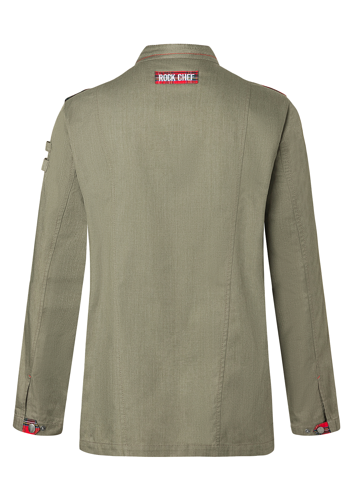 Long-sleeved Mens Chef Jacket Denim-Style ROCK CHEF-Stage2 | Rock Chef