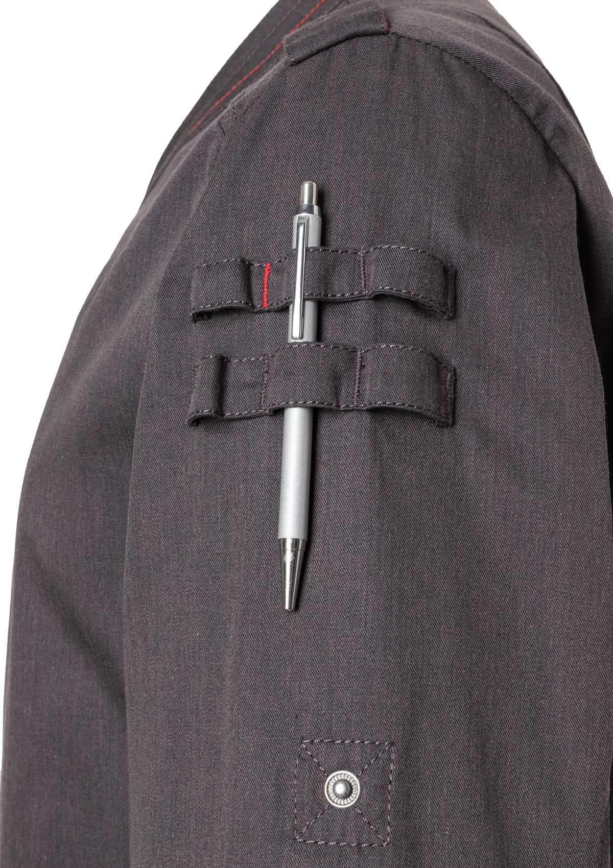 Long-sleeved Mens Chef Jacket Denim-Style ROCK CHEF-Stage2 | Rock Chef