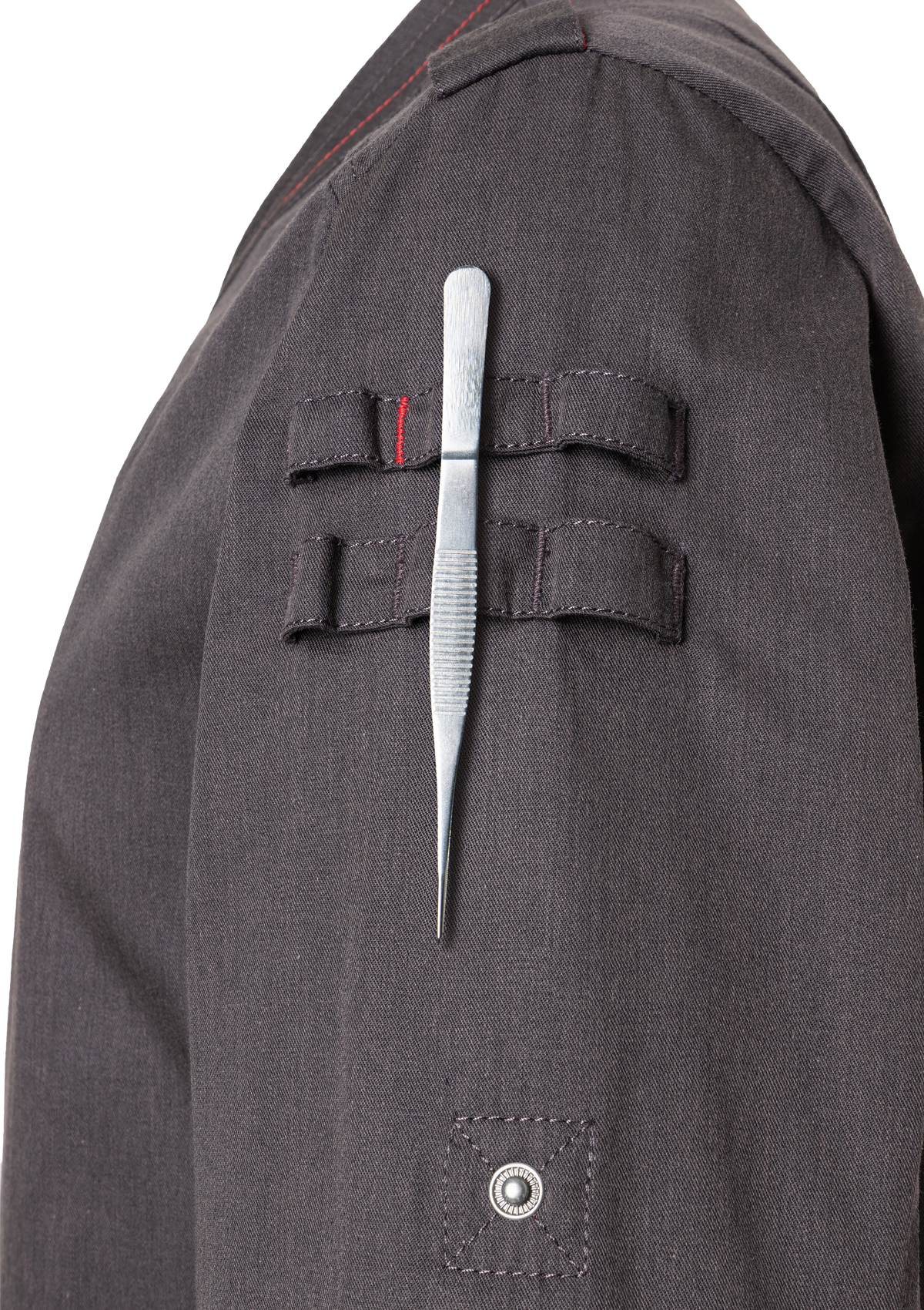 Long-sleeved Mens Chef Jacket Denim-Style ROCK CHEF-Stage2 | Rock Chef