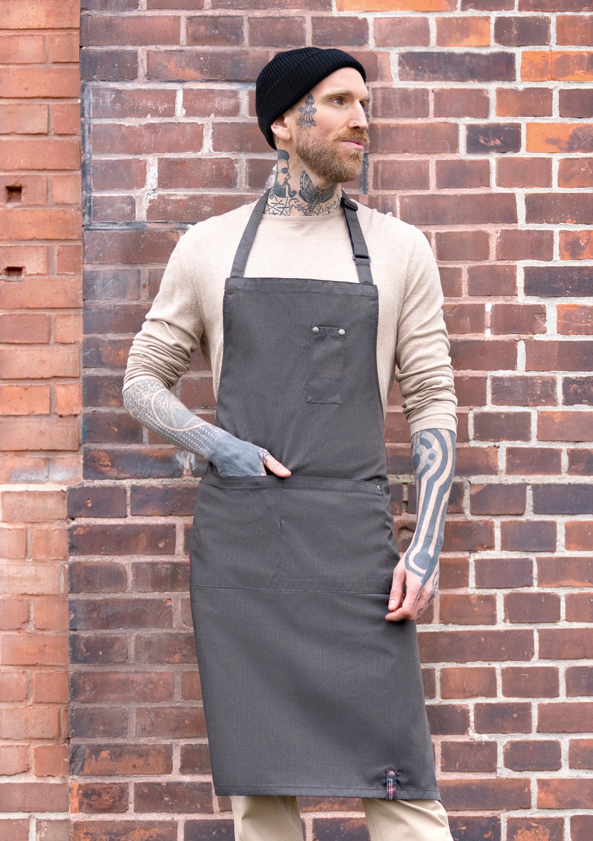 Bib Apron Denim-Style ROCK CHEF-Stage2 Unisex | Rock Chef