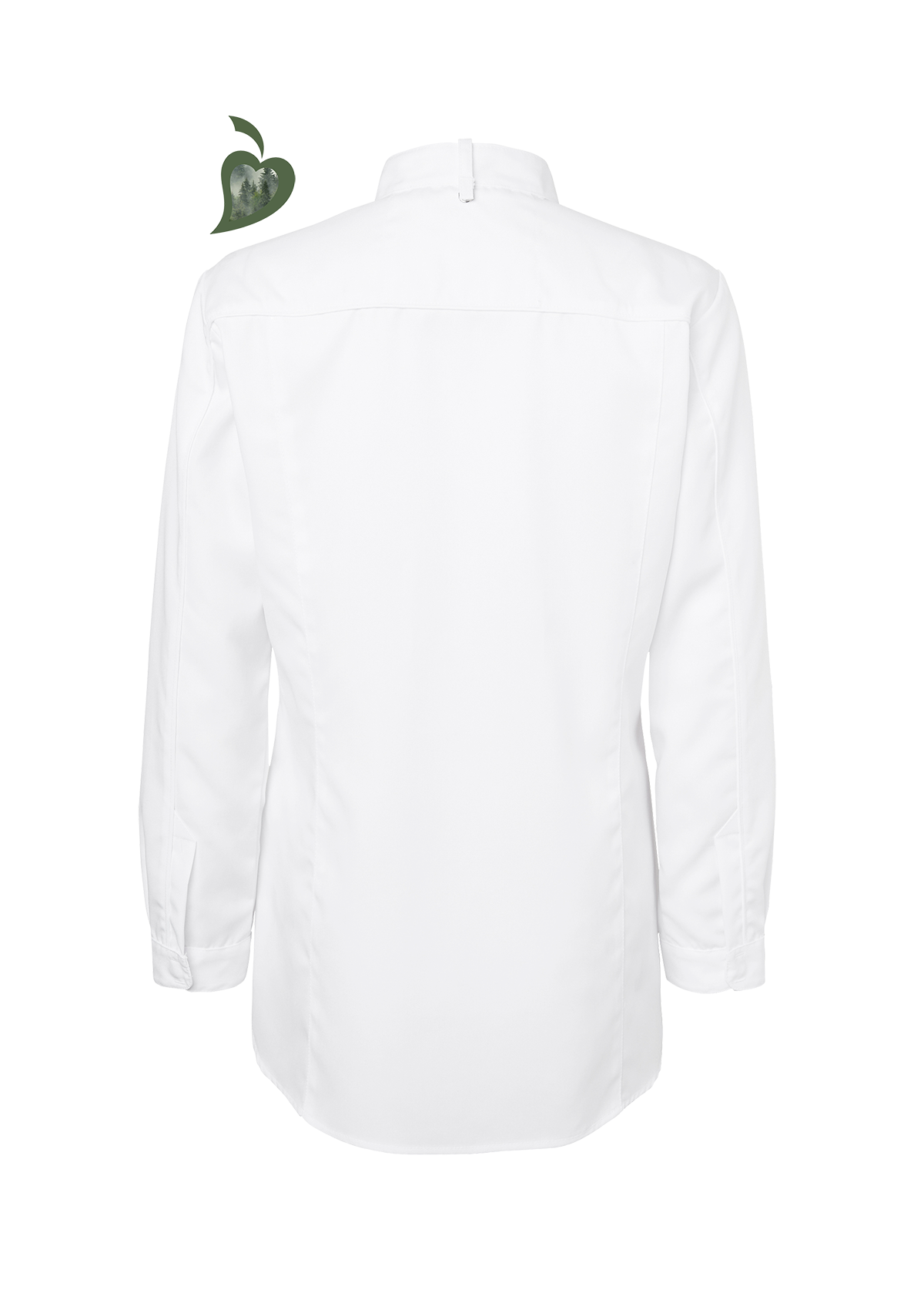 Women's Chef Shirt In Fine Quality Slim-Fit Long Sleeves | Segers