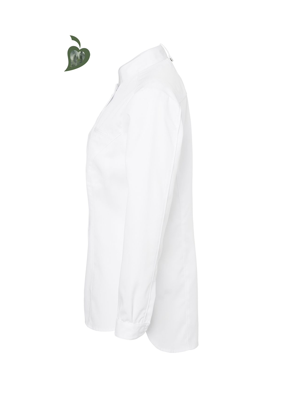 Women's Chef Shirt In Fine Quality Slim-Fit Long Sleeves | Segers