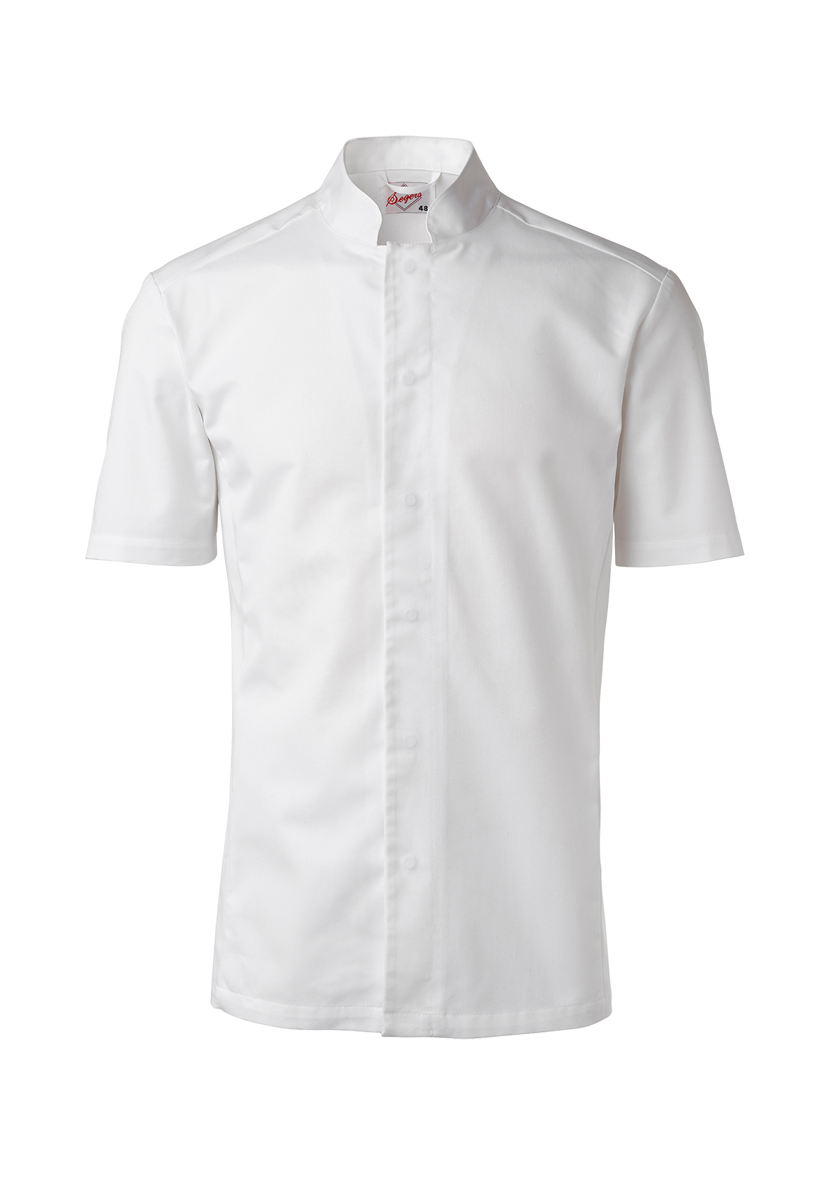Men's Chef Shirt Slim-Fit Short Sleeves | Segers