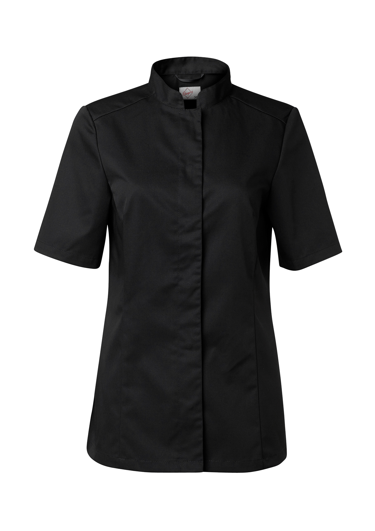 Women's Chef Shirt Slim-Fit Short Sleeves | Segers