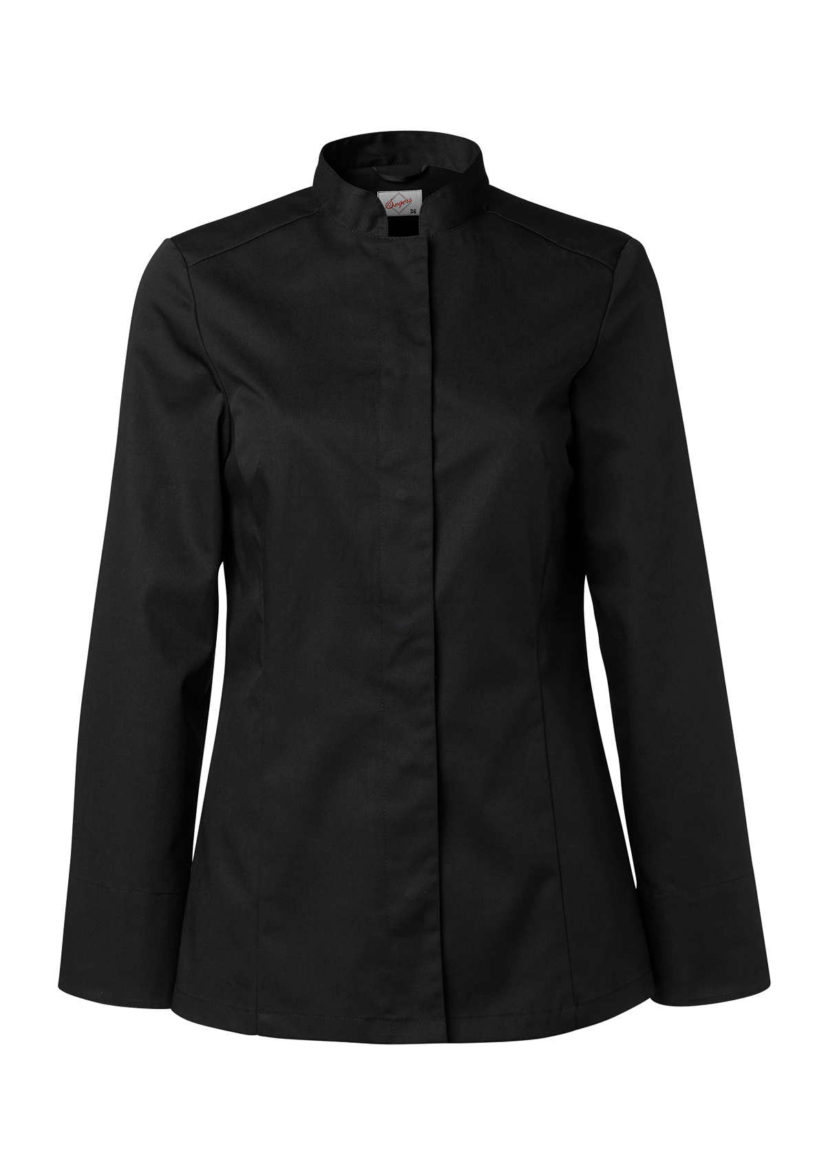 Women's Chef Shirt Slim-Fit Long Sleeves | Segers