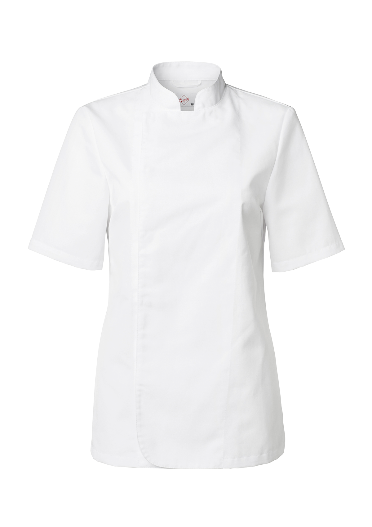 Women's Chef Jacket in Classic Cut Double-Breasted Short Sleeves | Segers