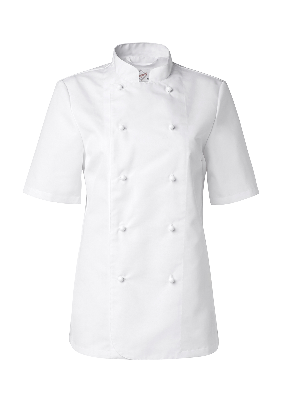Women's Chef Jacket in Classic Cut Double-Breasted Short Sleeves | Segers