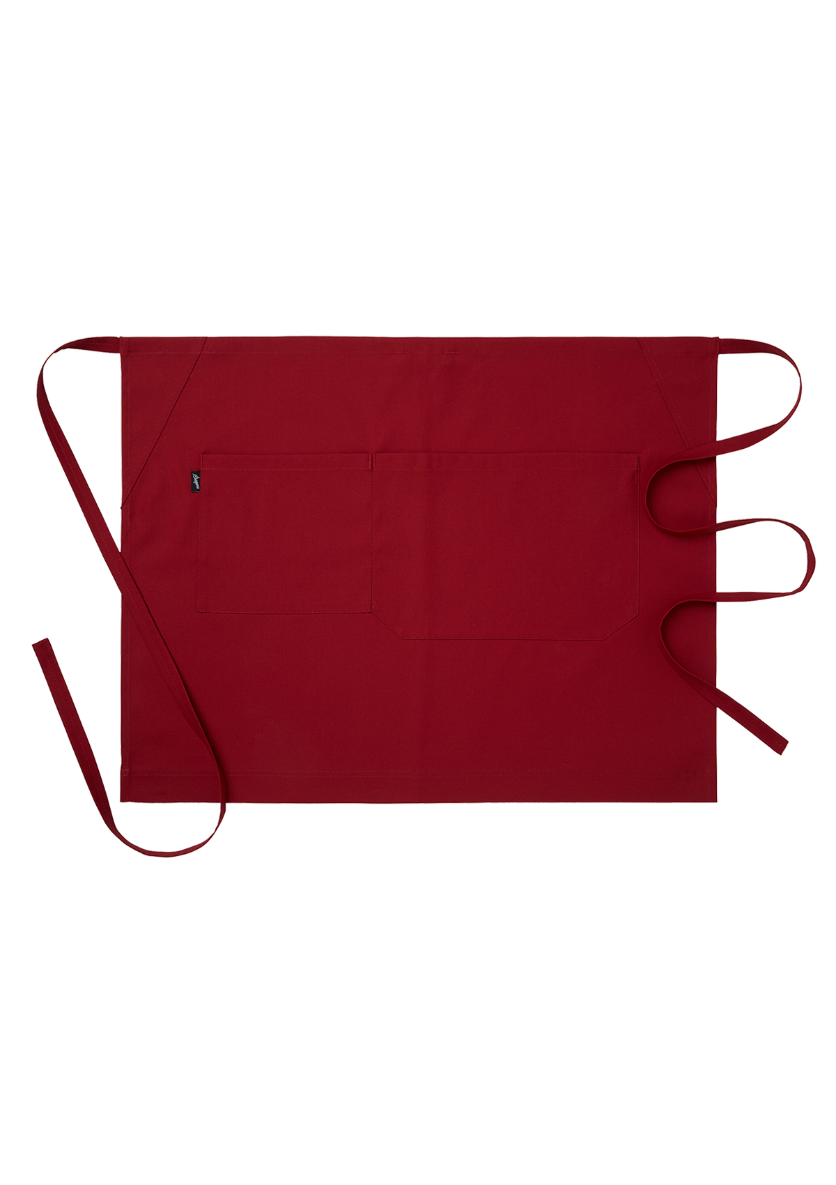 Waist Apron With Double Pouch Pocket Unisex | Segers