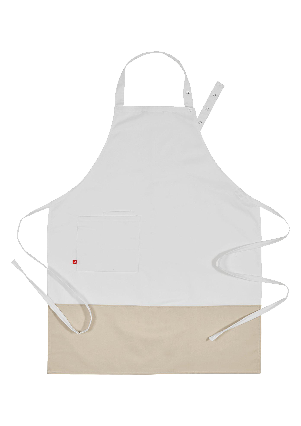 Bib Apron Block-Printed Unisex | Segers