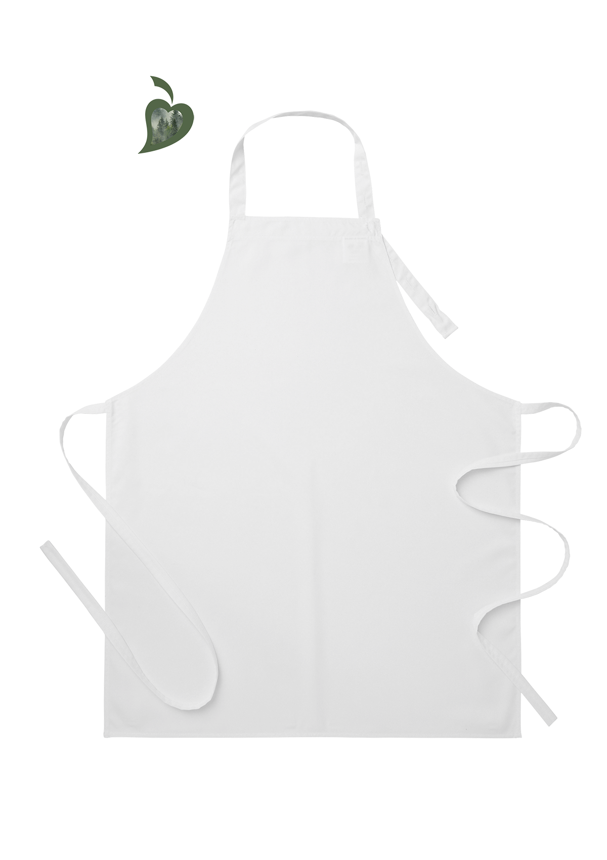 Bib Apron Without Pockets Unisex | Segers