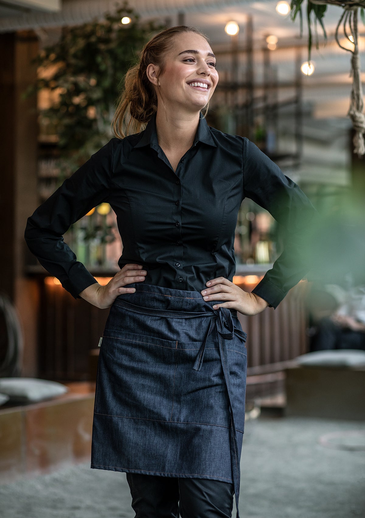 Waist Apron With Double Pockets Unisex | Segers