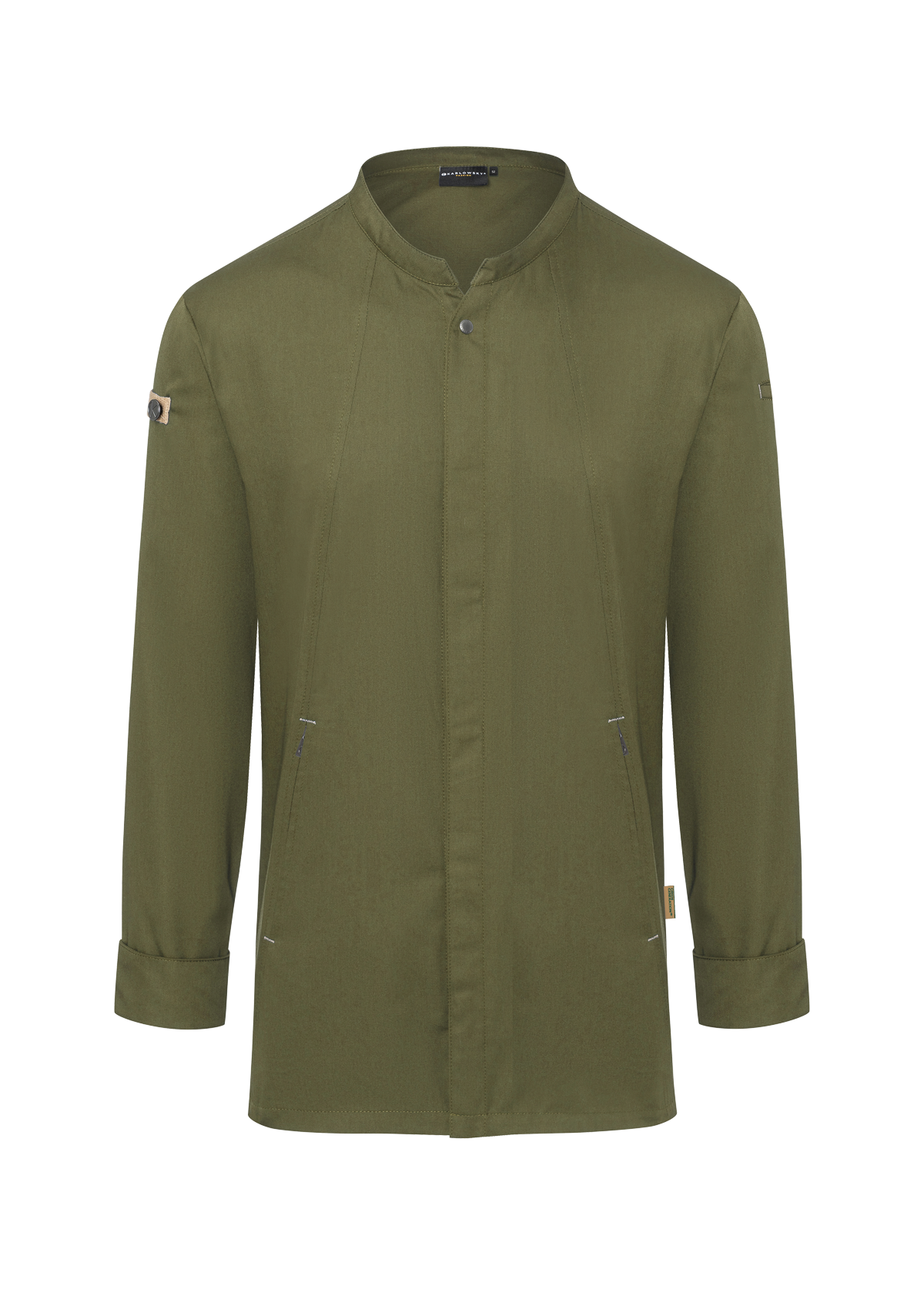 Men's Innovative Chef Shirt Green-Generation Long Sleeves | Karlowsky