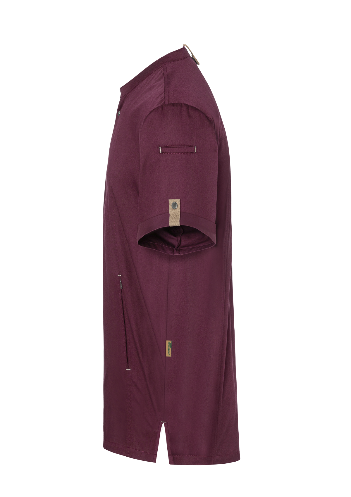 Men's Innovative Chef Shirt Green-Generation Short Sleeves | Karlowsky