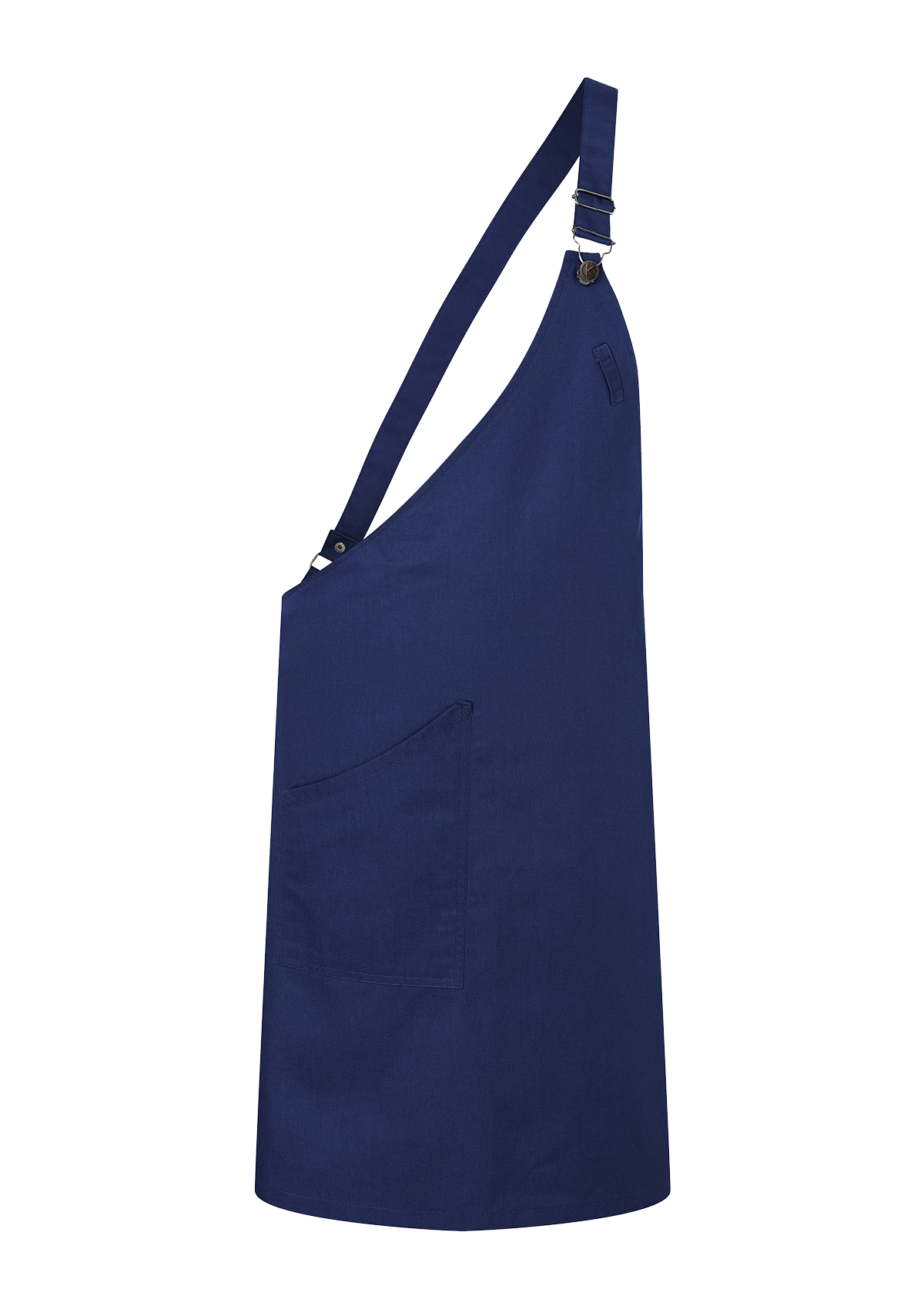 Asymmetrical Bib Apron with Pocket Unisex | Karlowsky