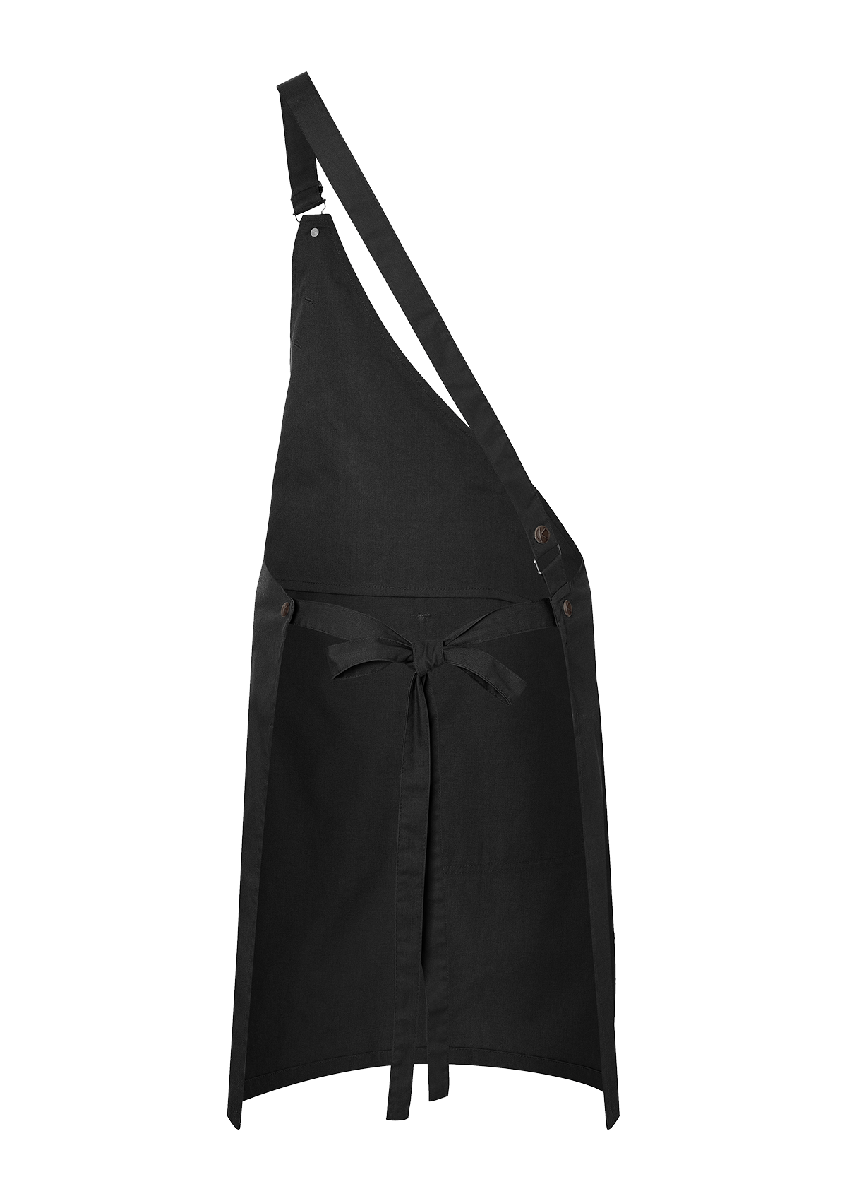Asymmetrical Bib Apron with Pocket Unisex | Karlowsky
