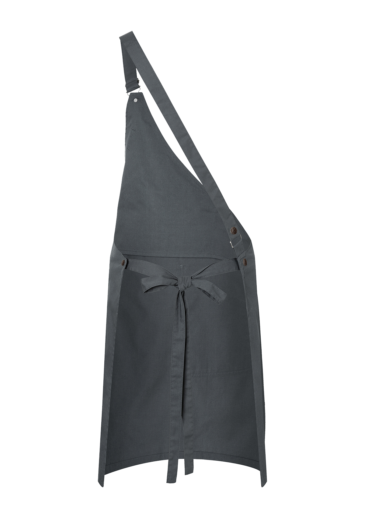 Asymmetrical Bib Apron with Pocket Unisex | Karlowsky