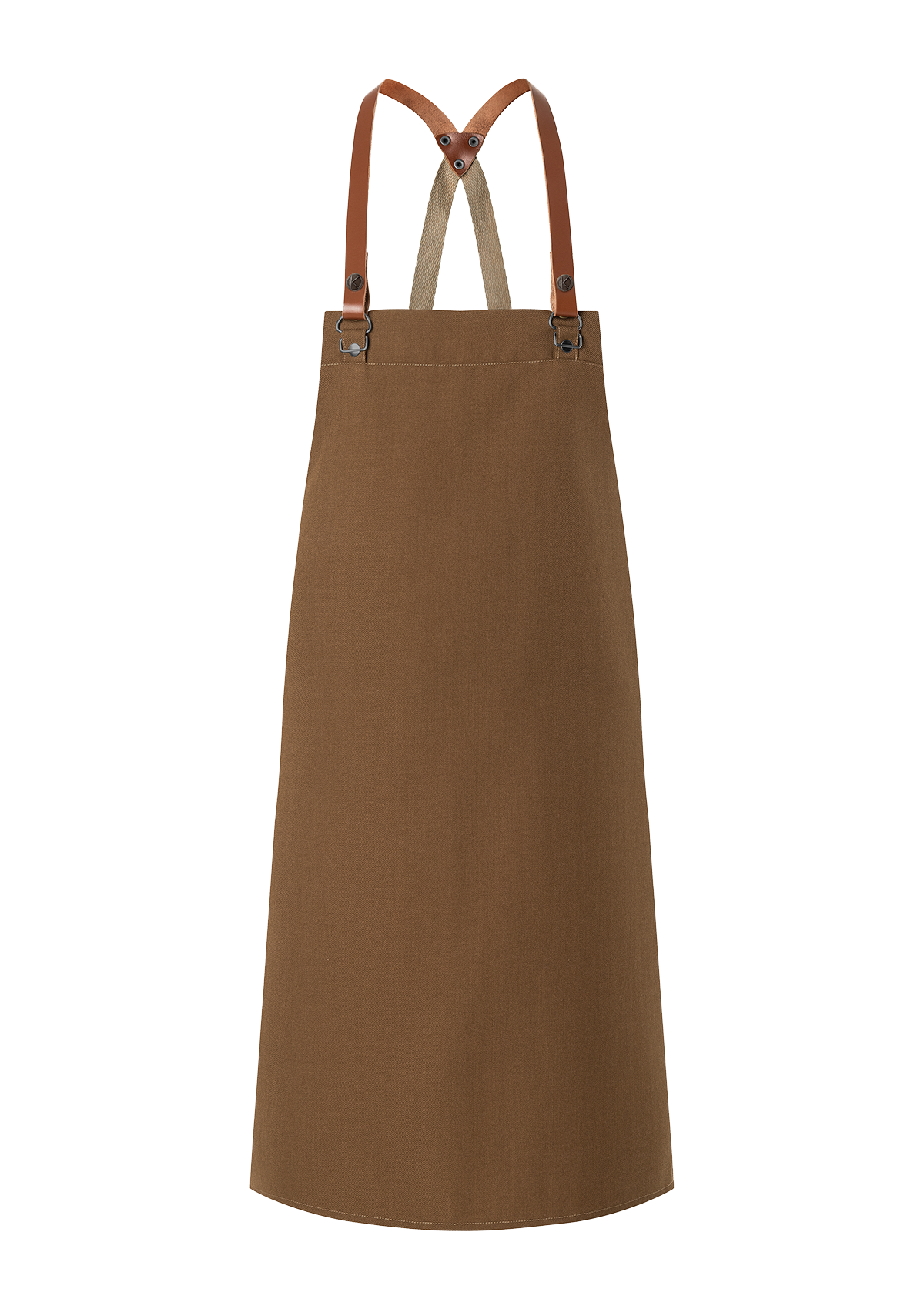Bib Apron With Leather Straps Green-Generation Unisex | Karlowsky