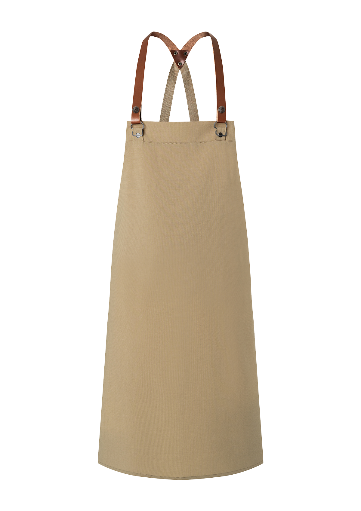 Bib Apron With Leather Straps Green-Generation Unisex | Karlowsky
