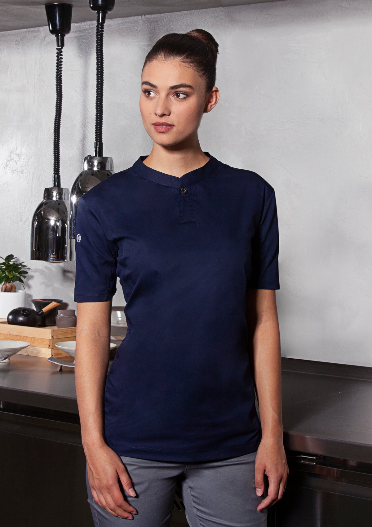 Women's Chef Shirt Performance Slim-Fit Short Sleeves | Karlowsky