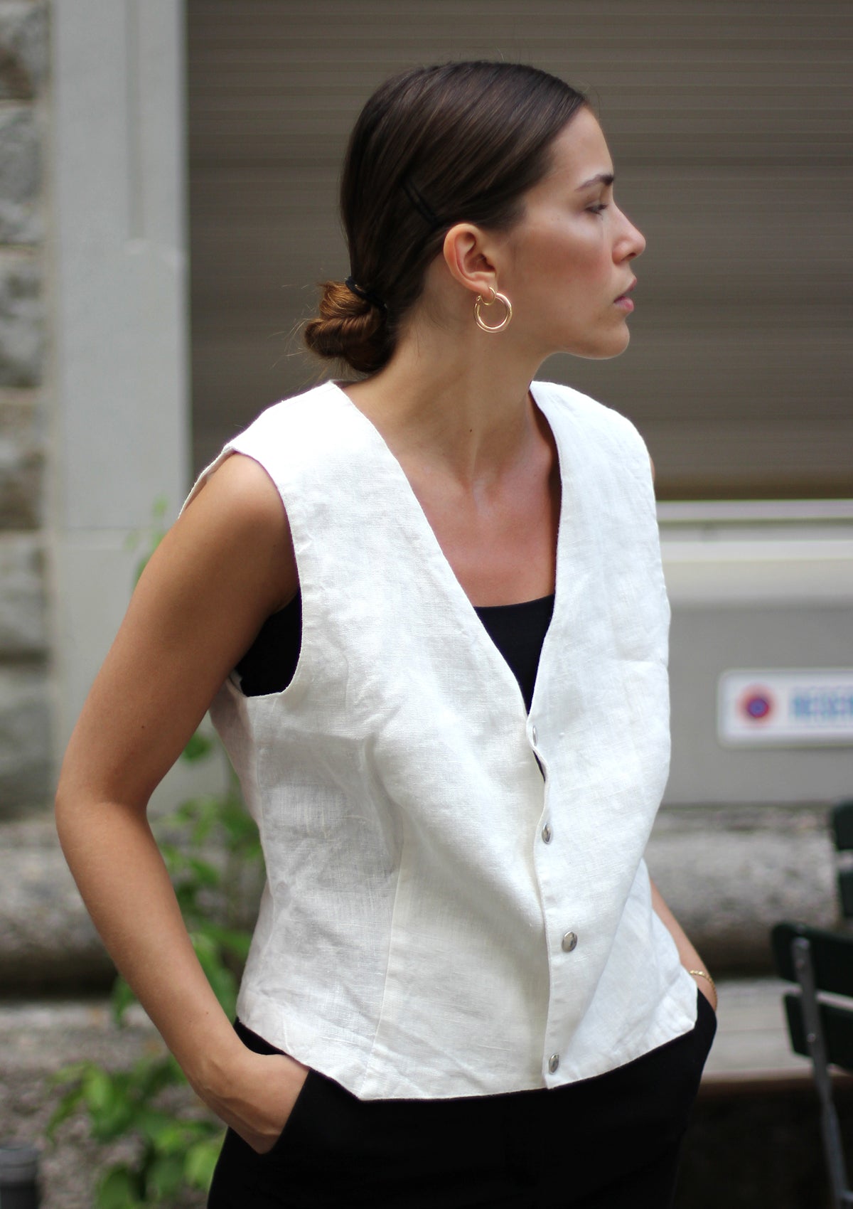 Vest London in Linen | U.C.W